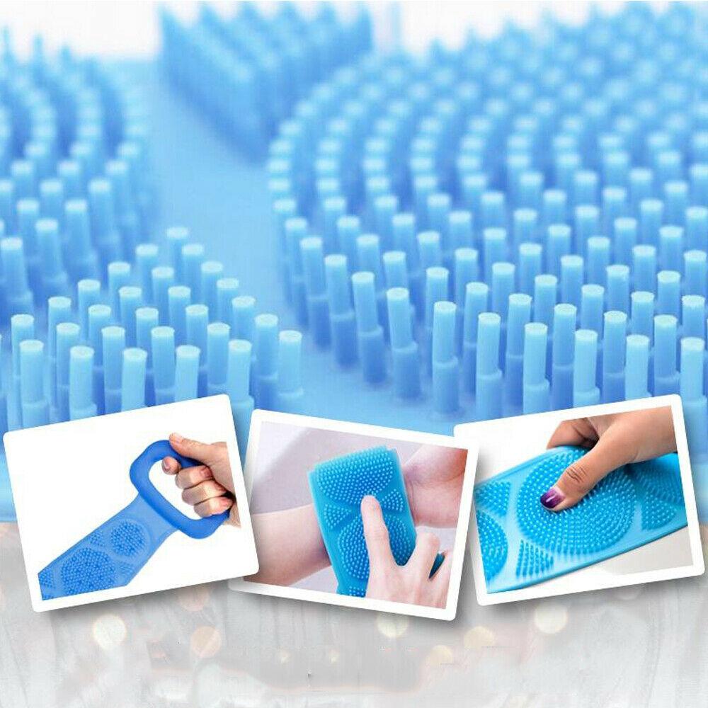 Silicone Bath Exfoliating Back Strap Scrubber