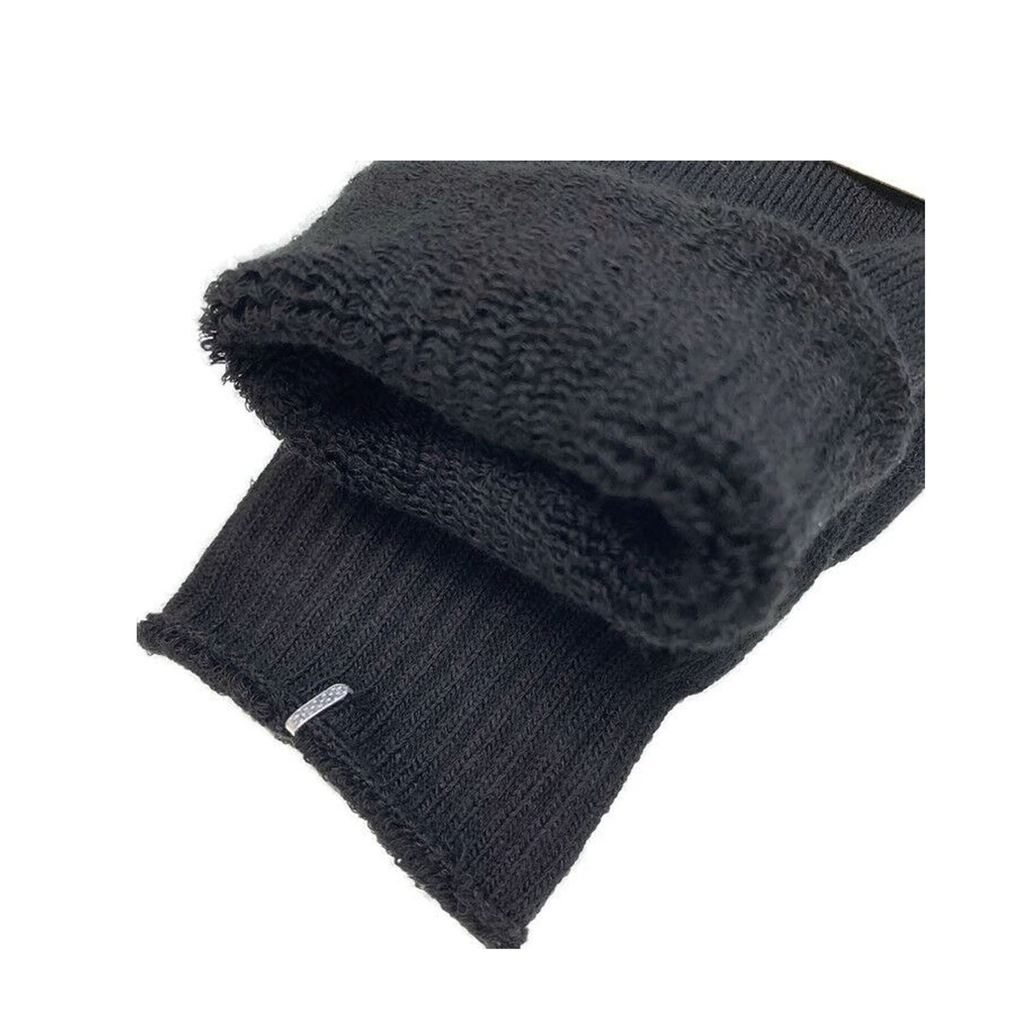 6 Pairs Premium Bamboo Mens Thick Work Socks Bulk Pack - Black