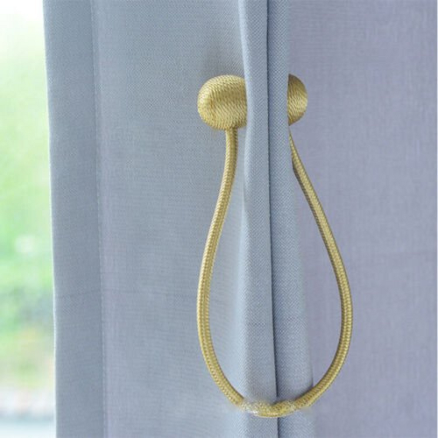 Magnetic Ball Curtain Tiebacks Hooks 2x