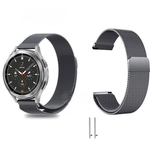 For Samsung Galaxy Watch 5 Pro 4 Classic 40/44/42/46mm Milanese Magnetic Band Grey