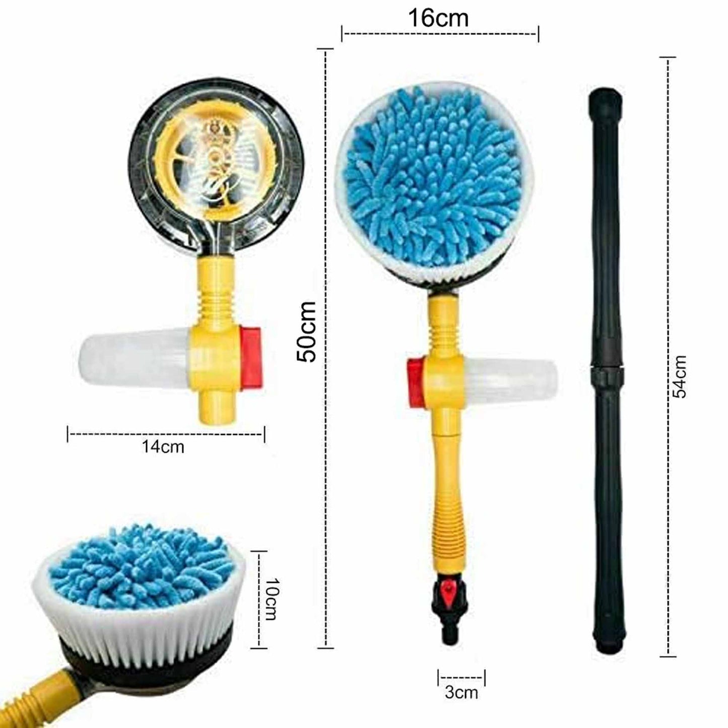 Car Pressure Washer Rotating Brush Cleaner Tool
