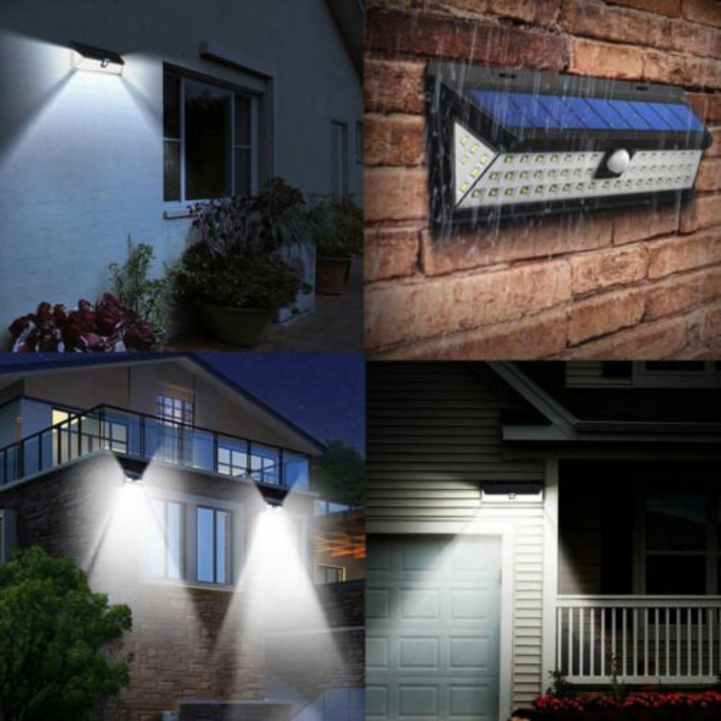 54 90 118 LED Solar Motion Sensor Light Security Lamp Floodlight