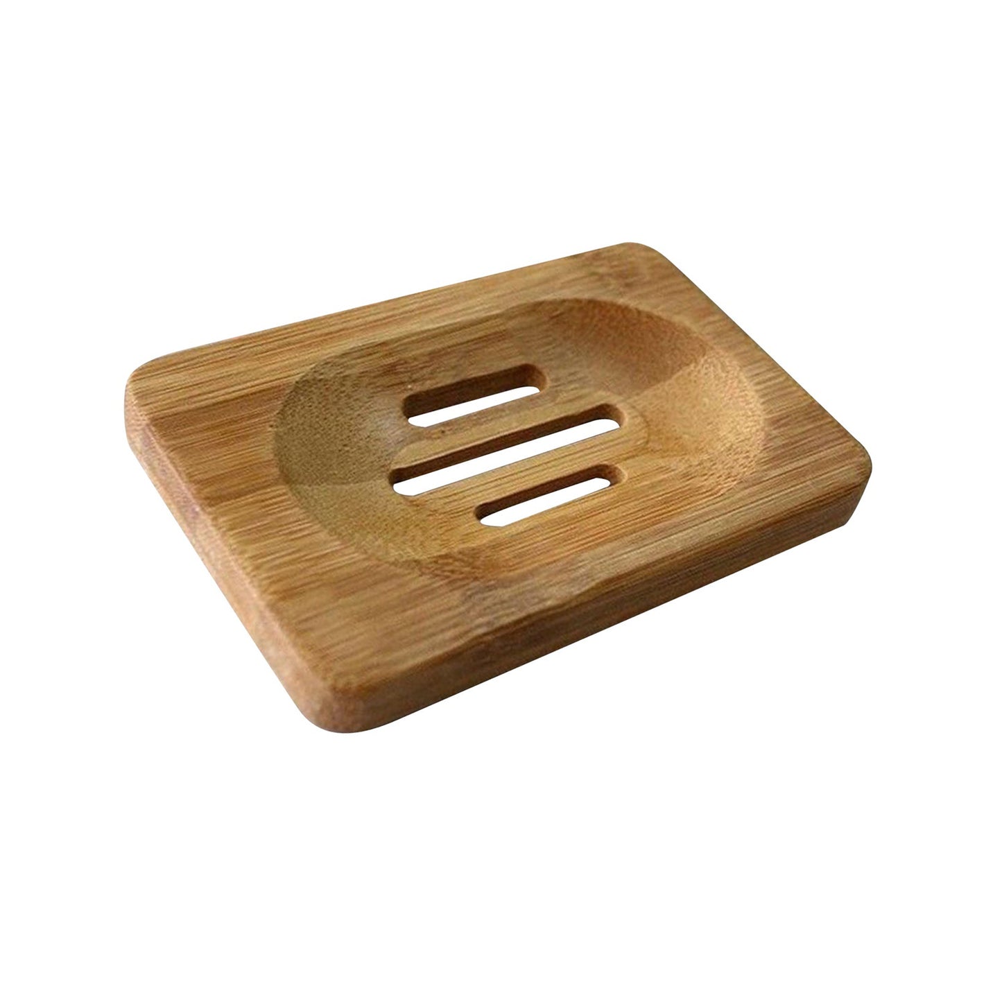 Home Bathroom Bamboo Soap Storage Shower Plate