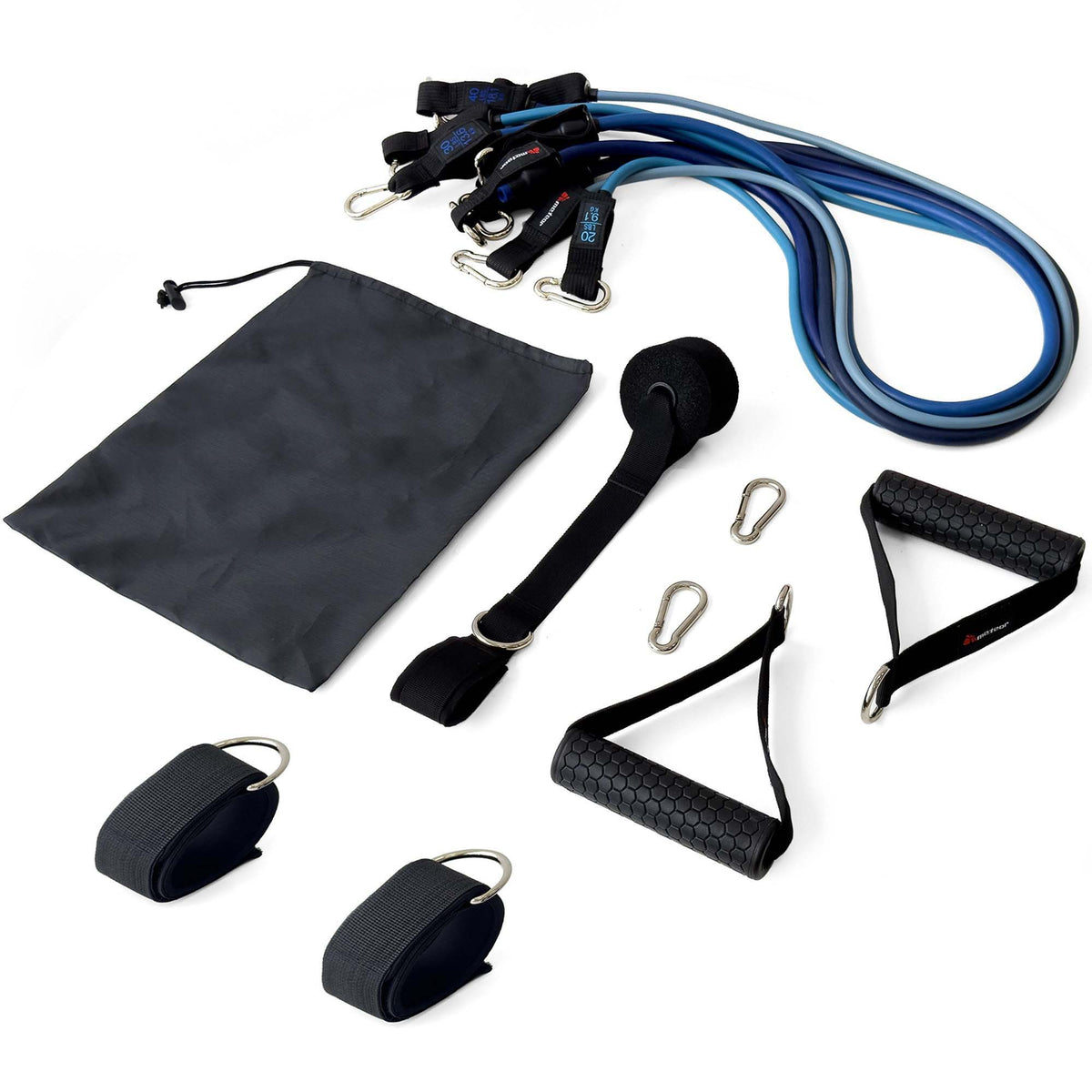 Resistance Bands Set All in One Exercise Kit 5 to 70 Kilograms