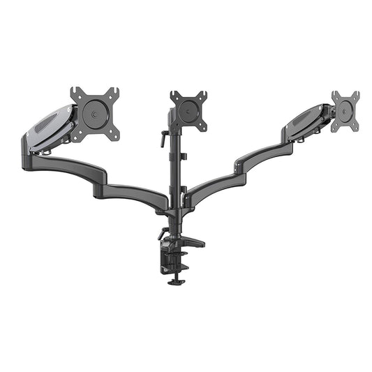 Triple Monitor Mount with Gas Spring Arms