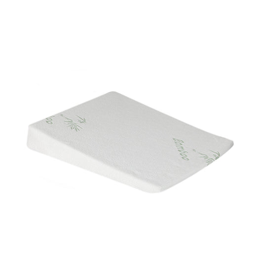 Wedge Pillow Memory Foam Cushion Back Neck Support Bamboo Cover
