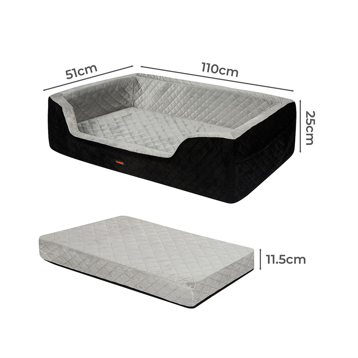 Dog Car Booster Seat Belt Safety Pet Travel Bed Washable Basket