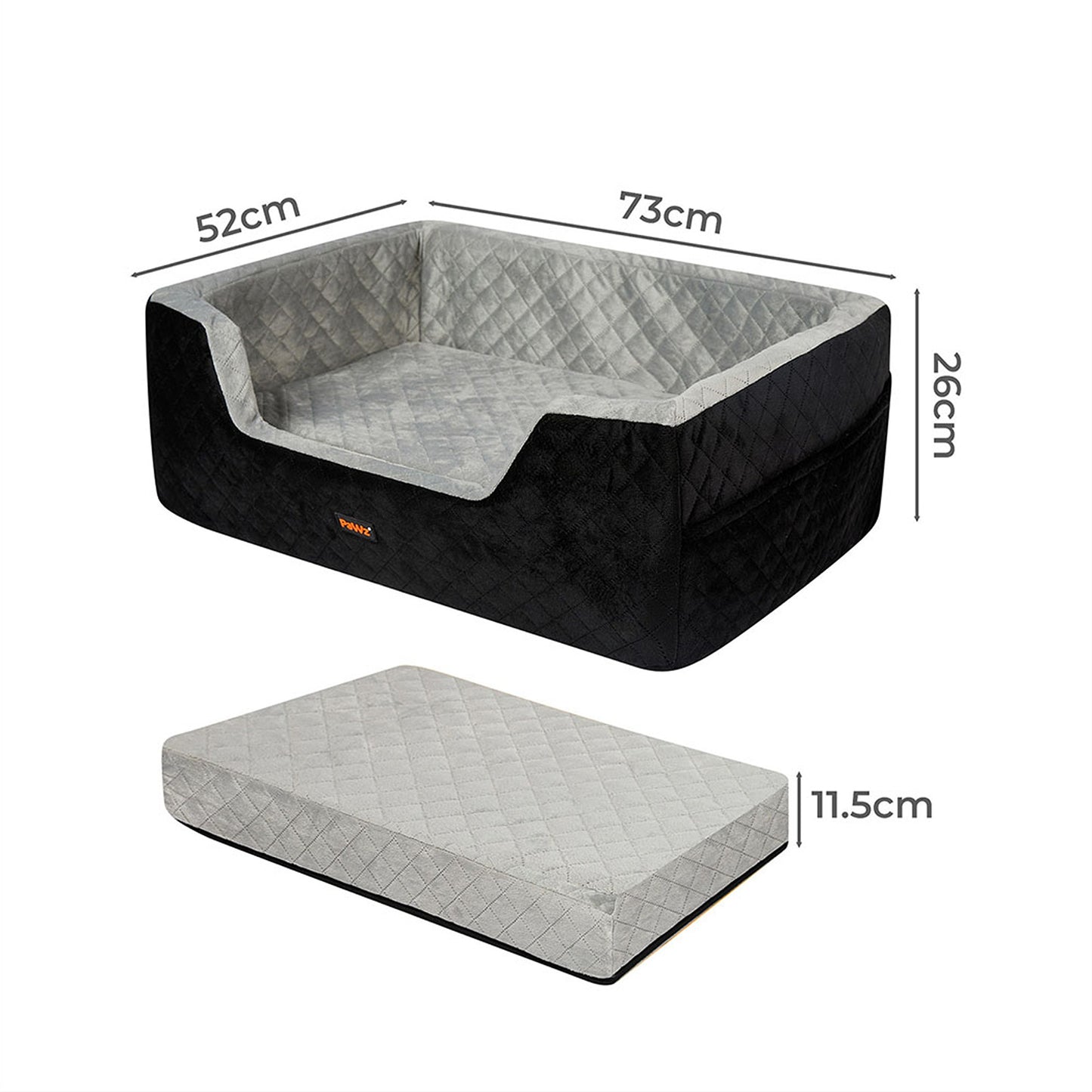 Dog Car Booster Seat Belt Safety Pet Travel Bed Washable Basket