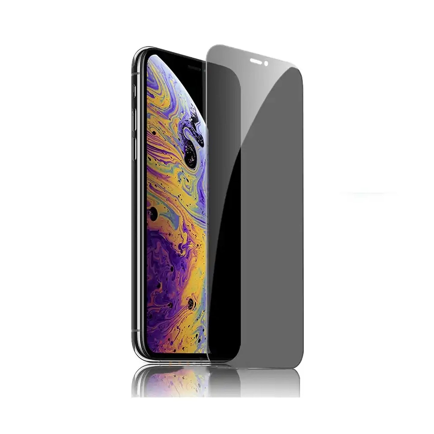 Tempered Glass Screen Privacy Protector for iPhone 15/14/13/12/11/Pro/Max/XR/XS - 2pcs