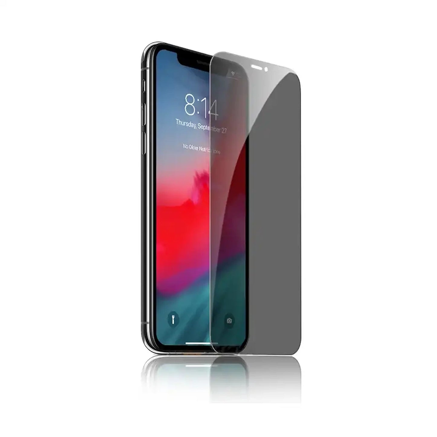 Tempered Glass Screen Privacy Protector for iPhone 15/14/13/12/11/Pro/Max/XR/XS - 2pcs