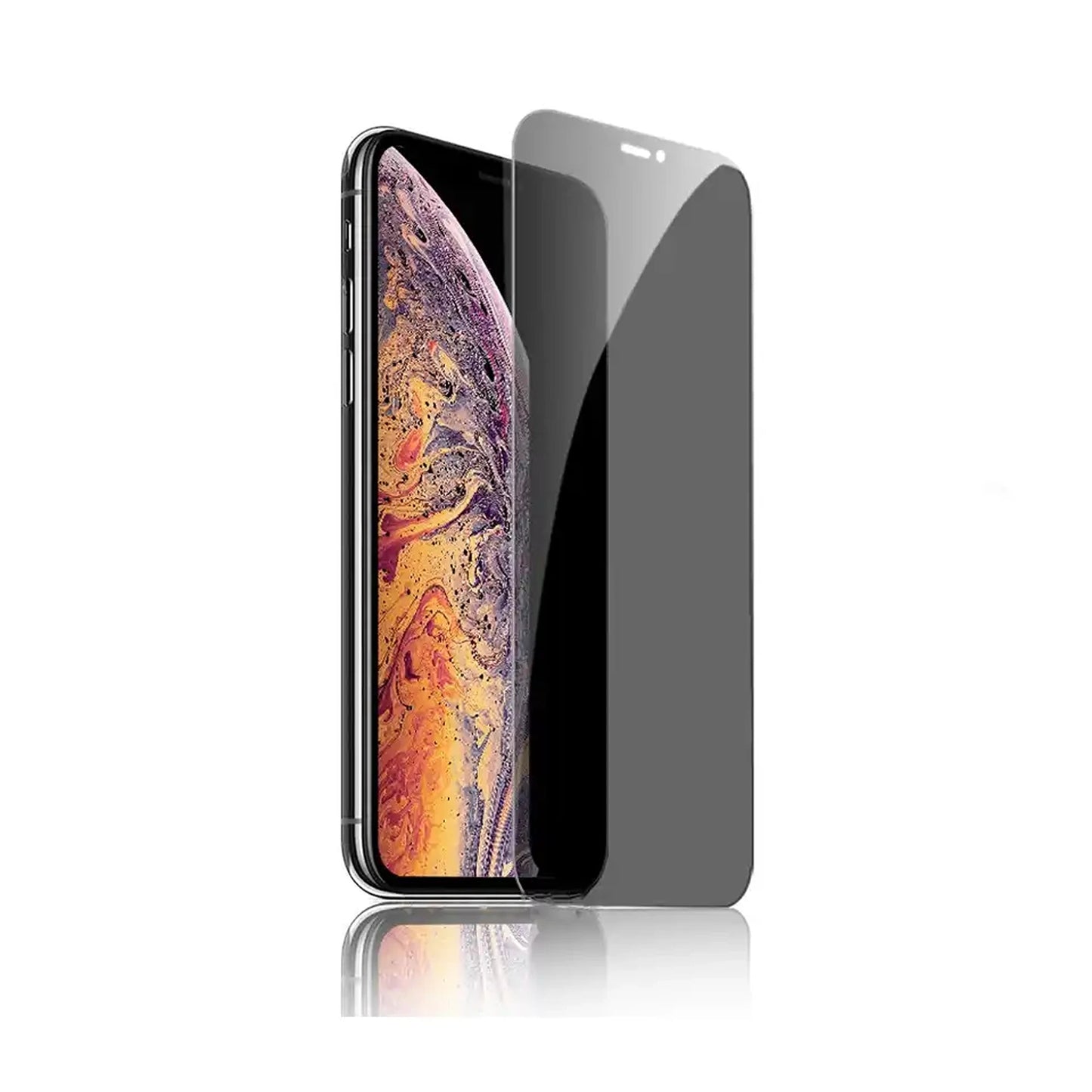 Tempered Glass Screen Privacy Protector for iPhone 15/14/13/12/11/Pro/Max/XR/XS - 2pcs