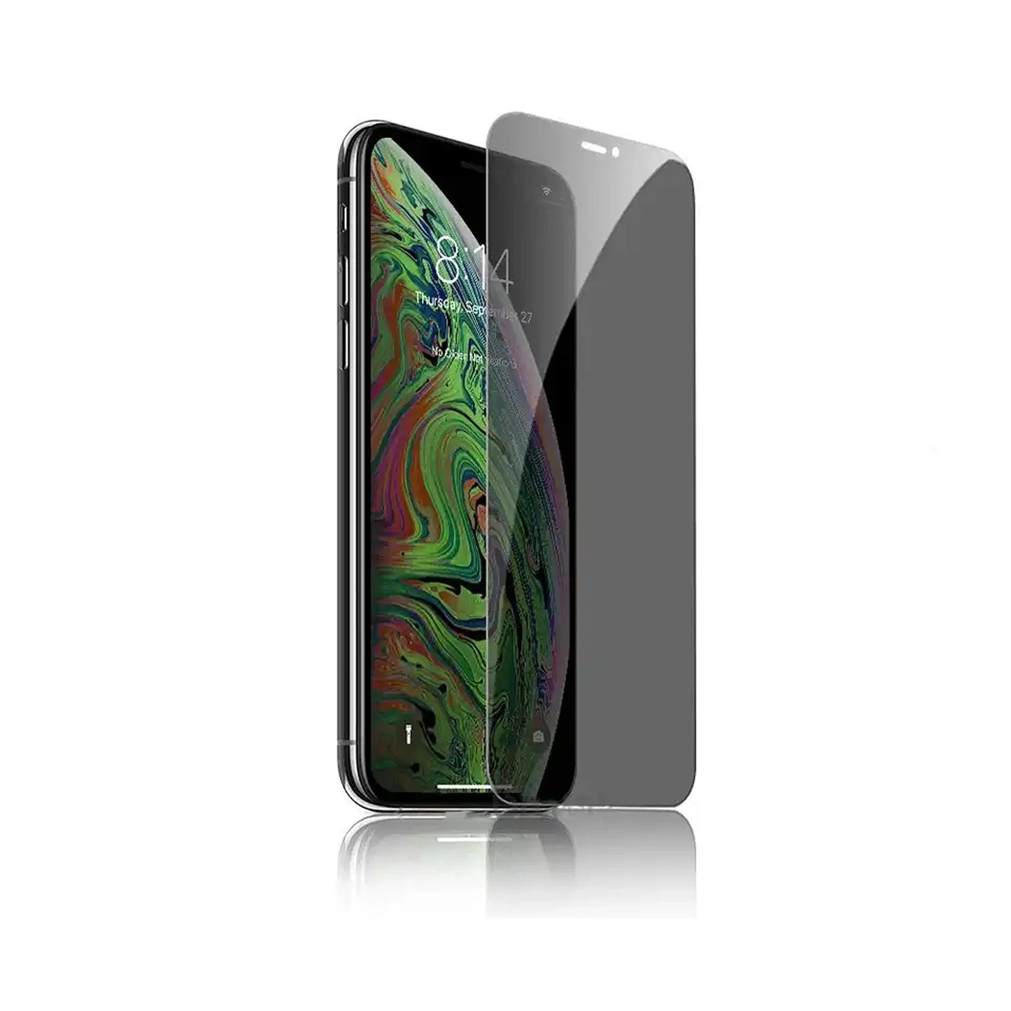 Tempered Glass Screen Privacy Protector for iPhone 15/14/13/12/11/Pro/Max/XR/XS - 2pcs