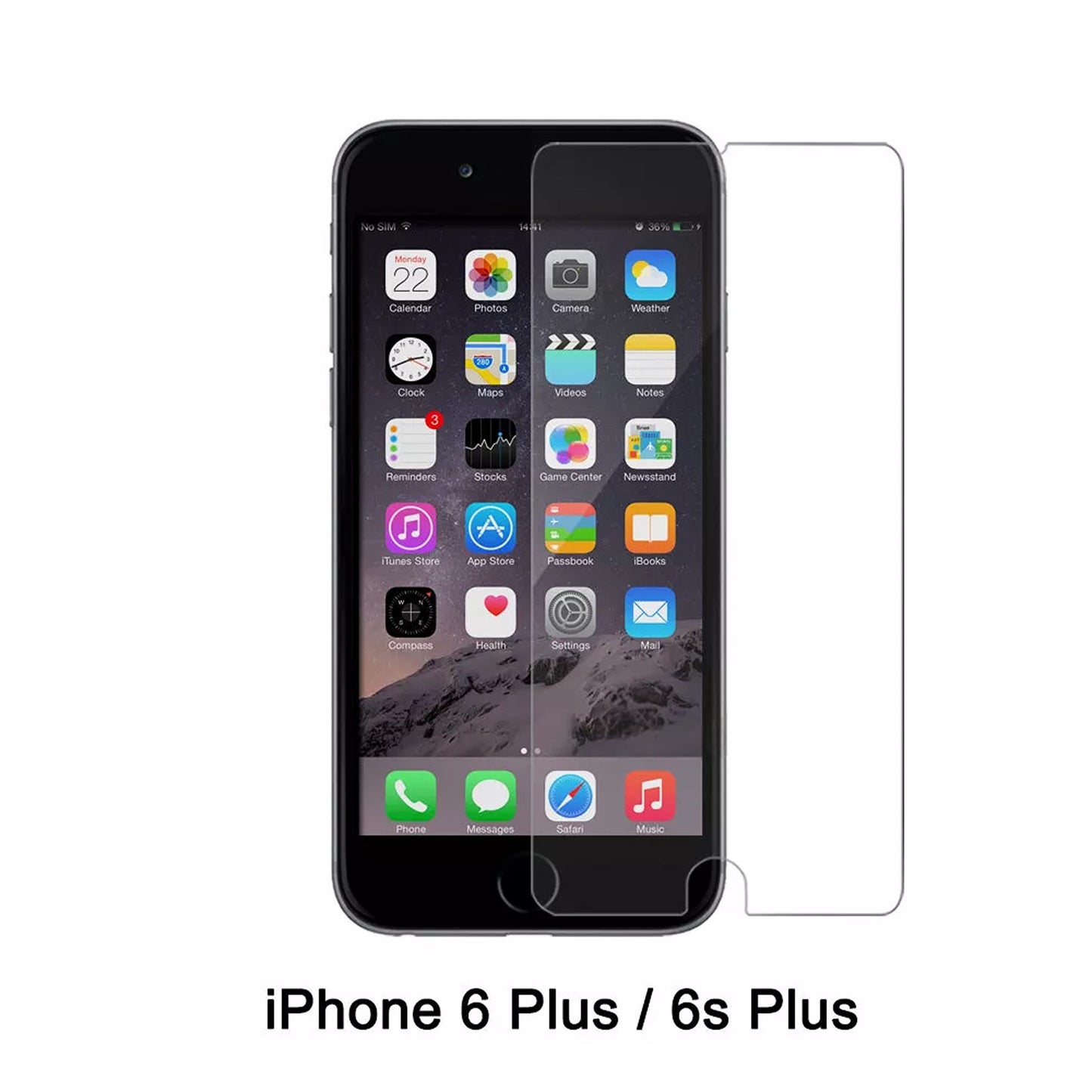 2x Tempered Glass Screen Protector for iPhone SE 6 7 8 X XR XS 11 12 13 14 15 16 Pro Max Plus