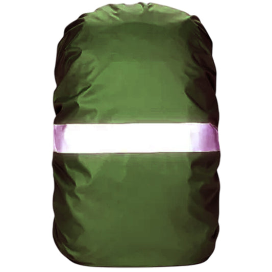 Lightweight Foldable Travel Backpack with Rain Cover for Outdoor Use - Army Green