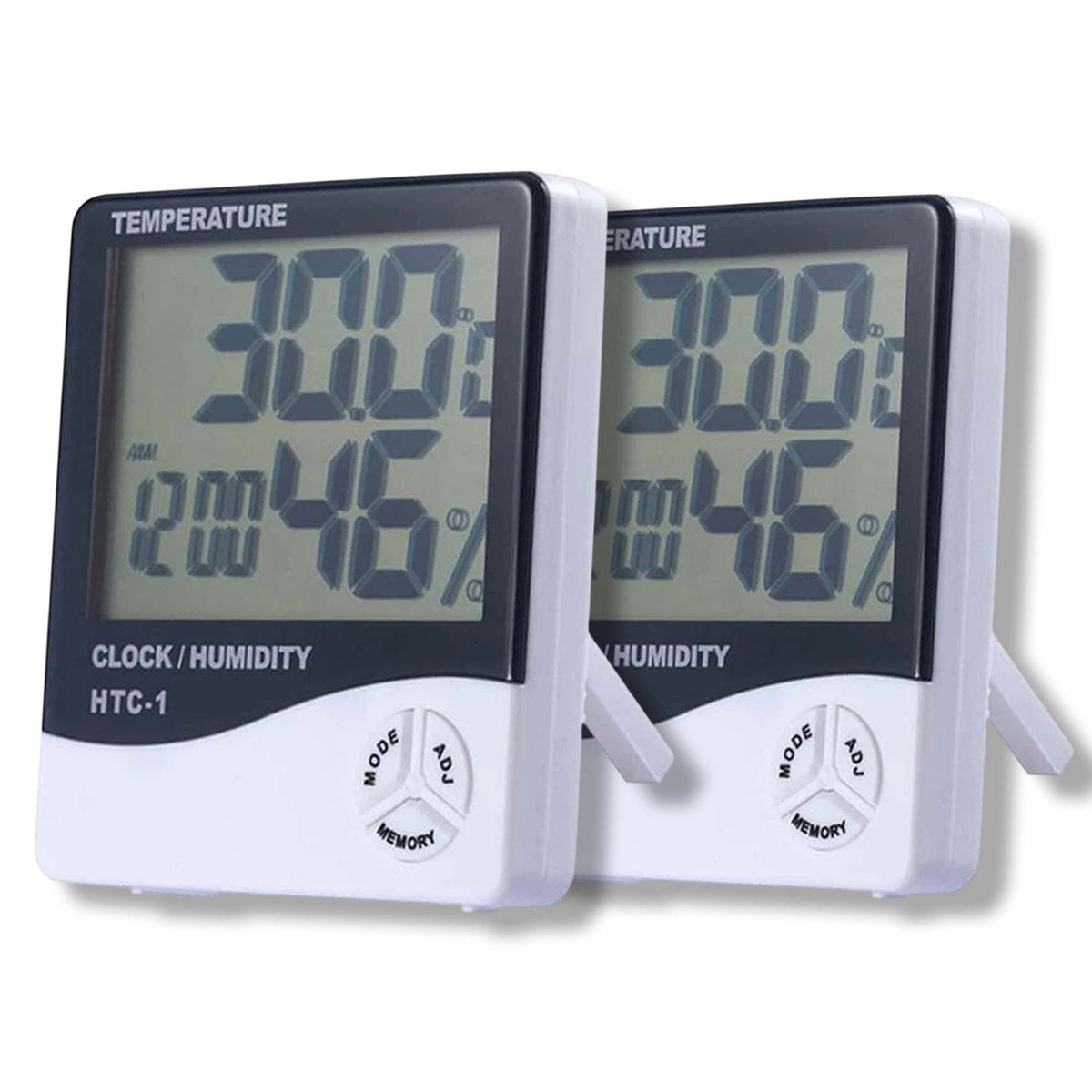 Digital Thermometer and Humidity Meter with LCD Hygrometer 2pcs