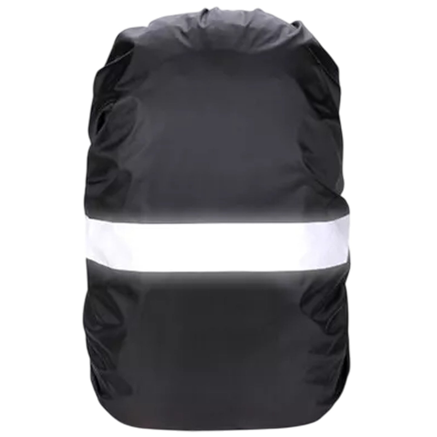 Lightweight Foldable Travel Backpack with Rain Cover for Outdoor Use - Black