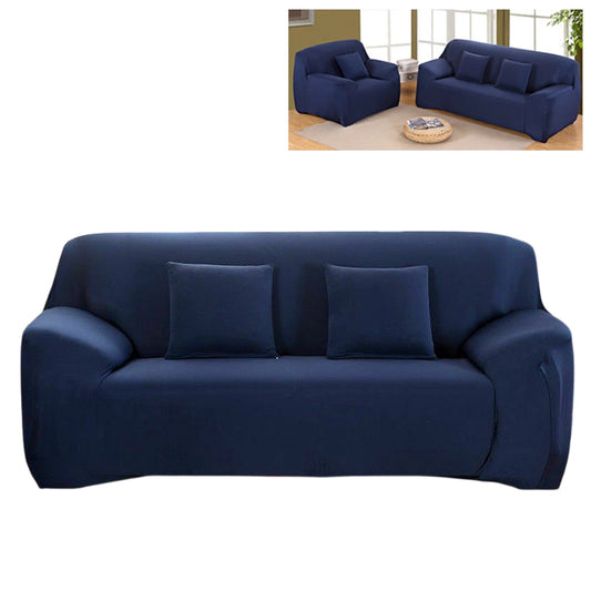 Stretch Sofa Slipcover Removable Couch Protector for 1 2 3 4 Seater - Dark Blue