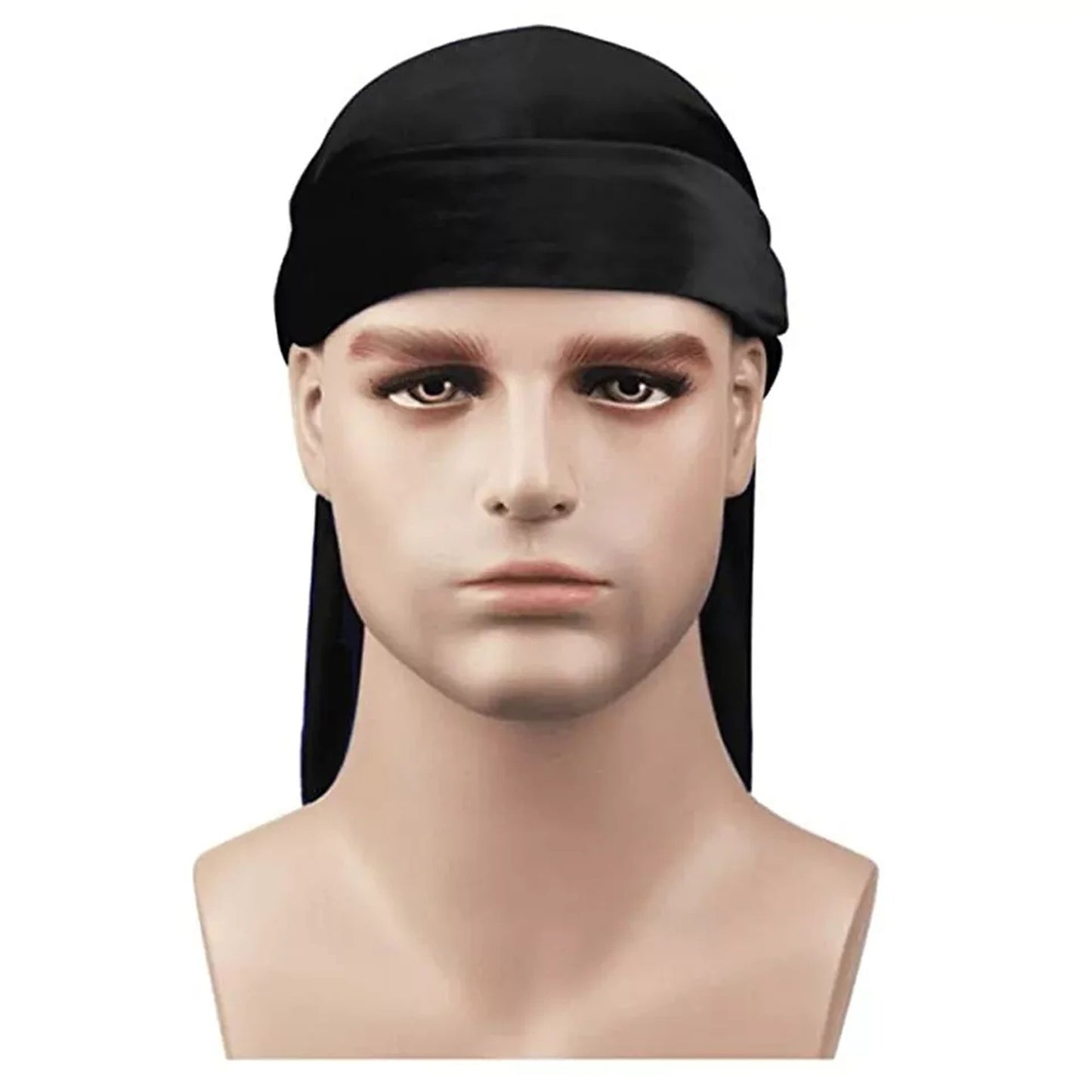 Unisex Bandana Doo Durag Headwear Soft Silk Pirate Cap Wrap Fashion Men Women