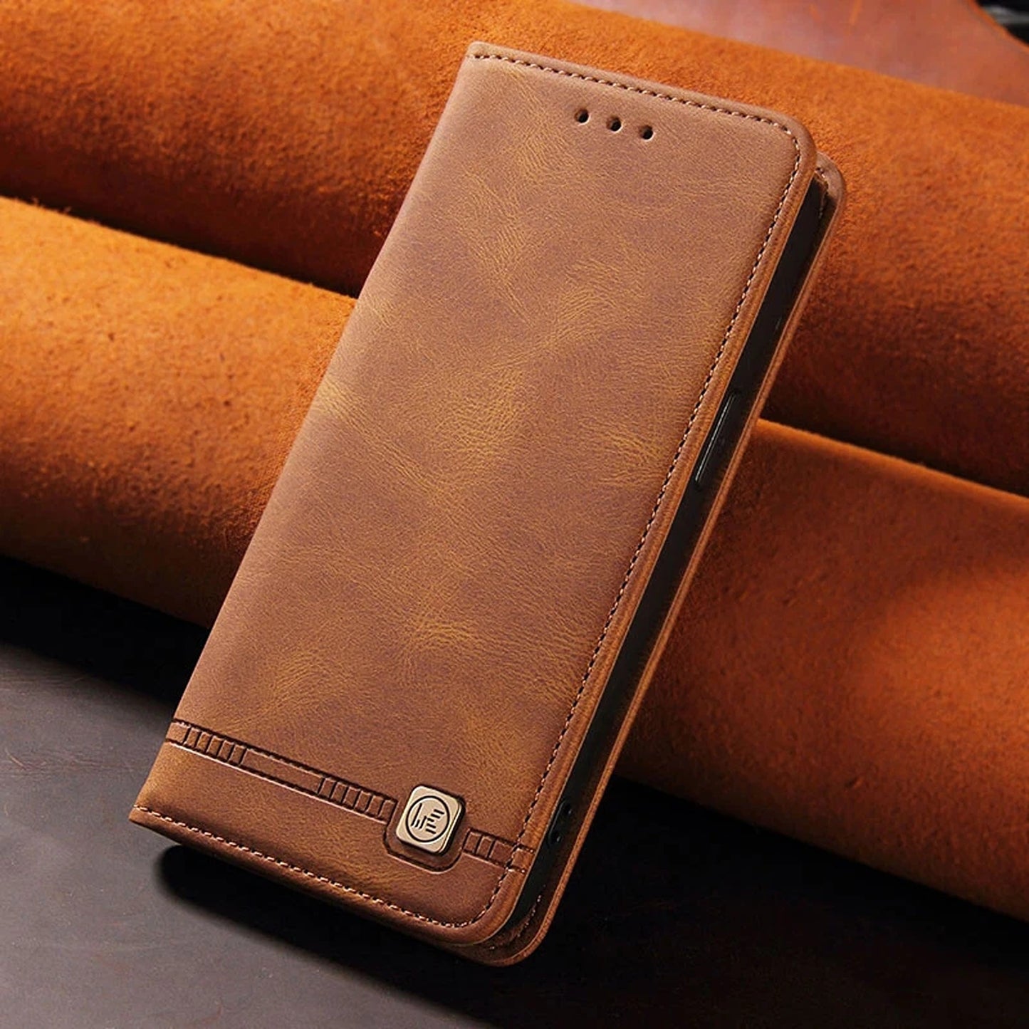 Wallet Leather Case Cover For iPhone 16 Plus