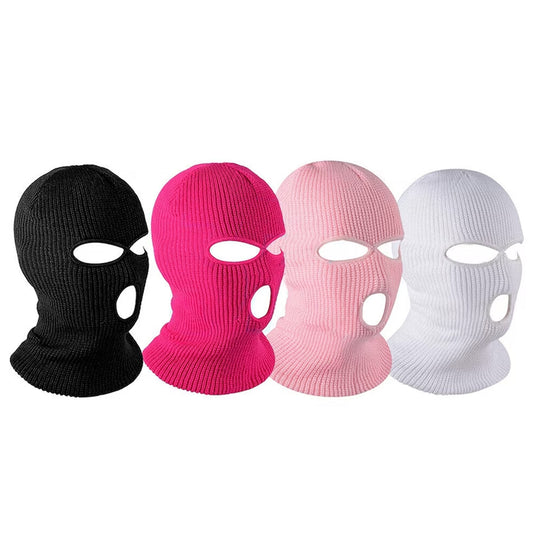 3-Hole Windproof Balaclava Mask Neck Warmer Ski Hat Fishing Tactical Hood
