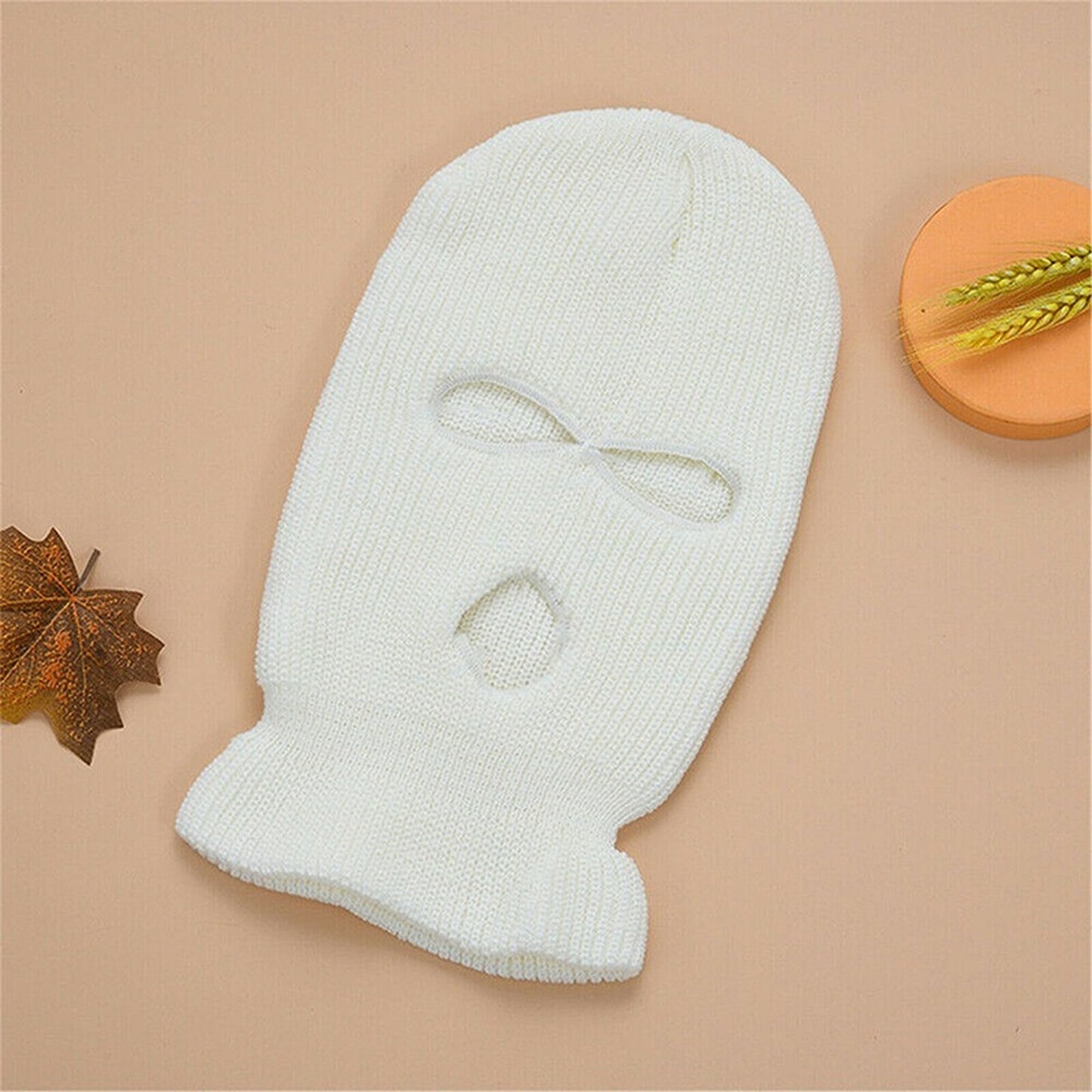 3-Hole Windproof Balaclava Mask Neck Warmer Ski Hat Fishing Tactical Hood