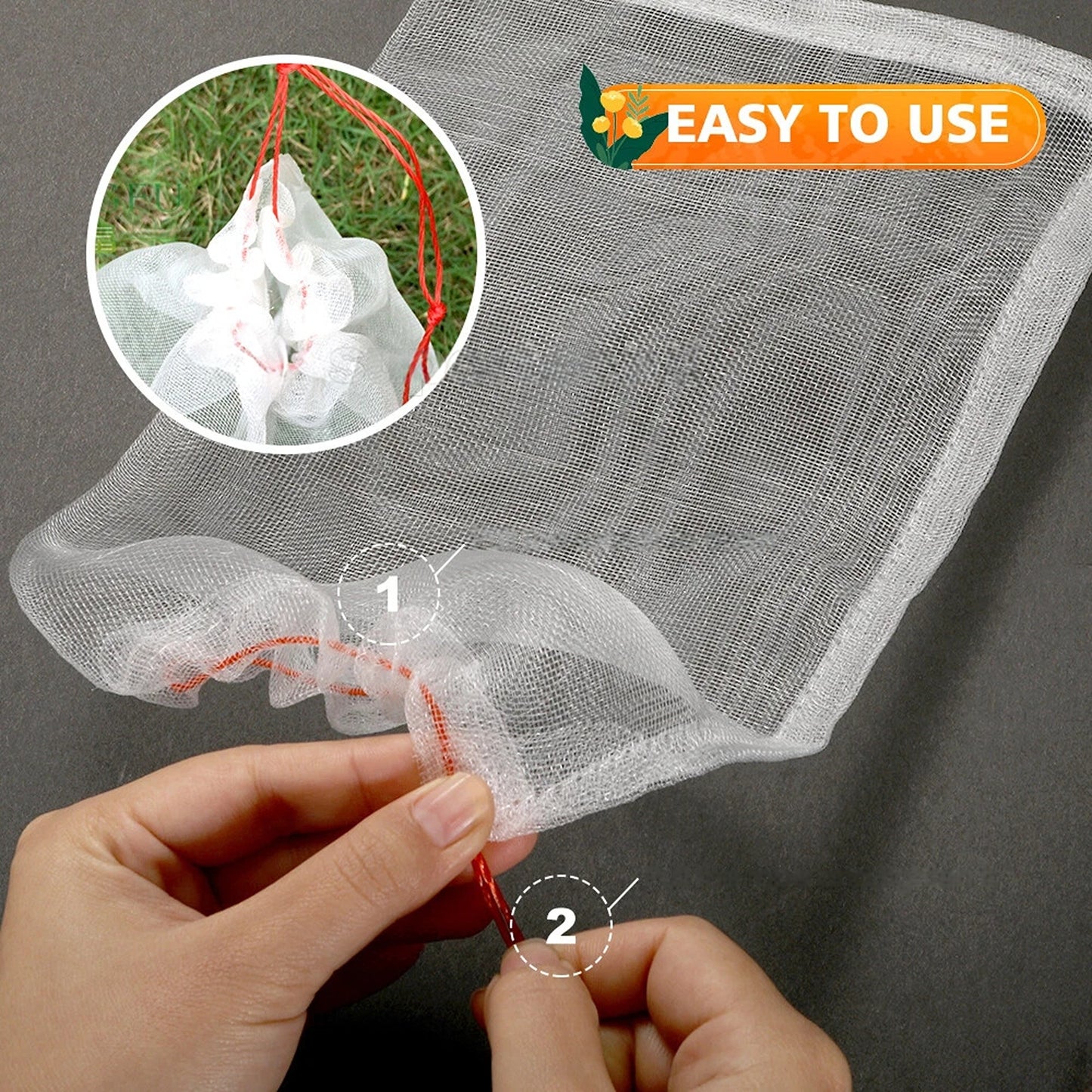 Garden Mesh Bags for Fruit and Vegetable Protection Insect Proof