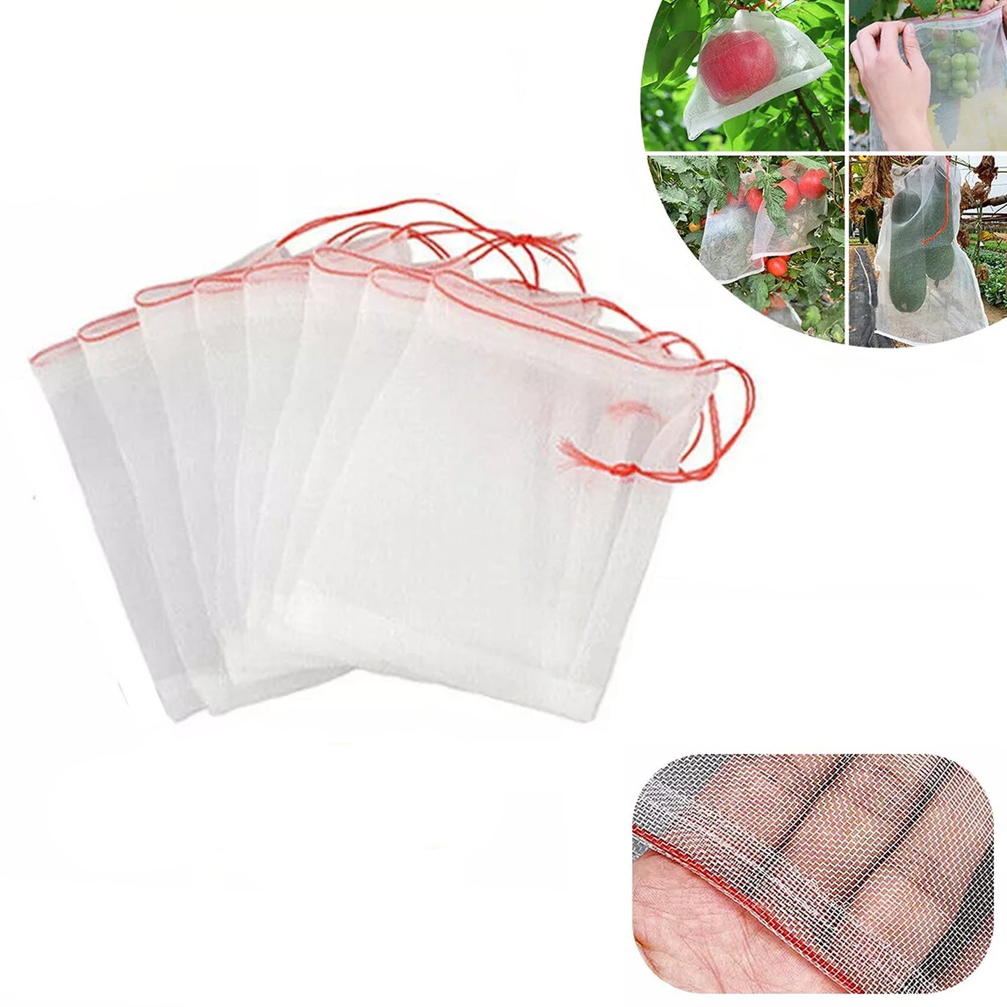 Garden Mesh Bags for Fruit and Vegetable Protection Insect Proof