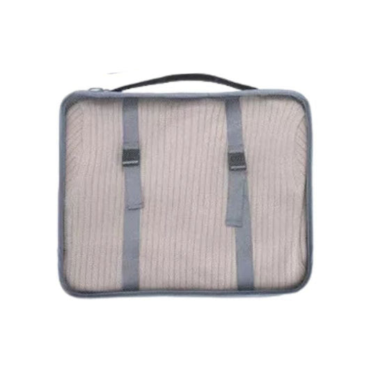 Gray Travel Packing Cubes Luggage Pouches Clothes Suitcase Storage Bag - 9x