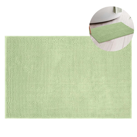 Pea-pod Absorbent Quick Dry Bath Mat Soft Chenille Anti Slip Floor Mat