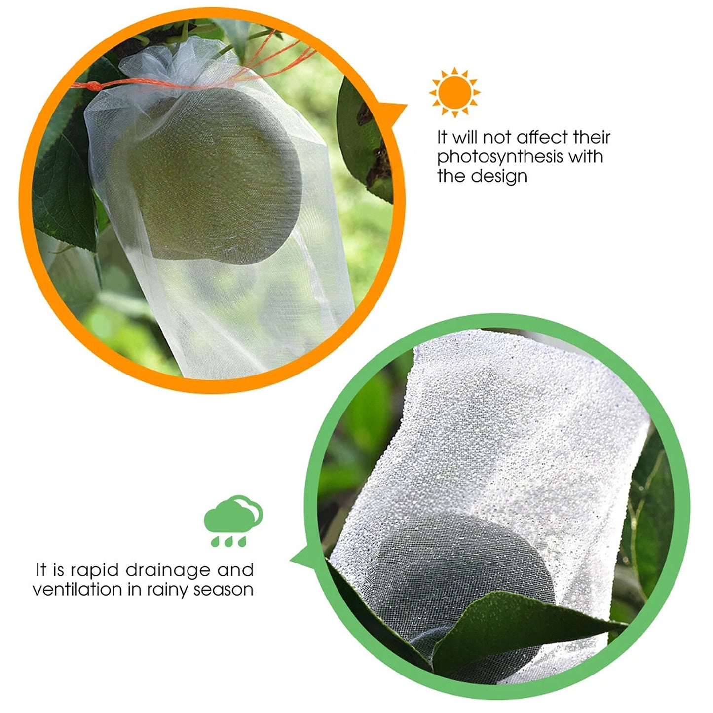 Garden Mesh Bags for Fruit and Vegetable Protection Insect Proof