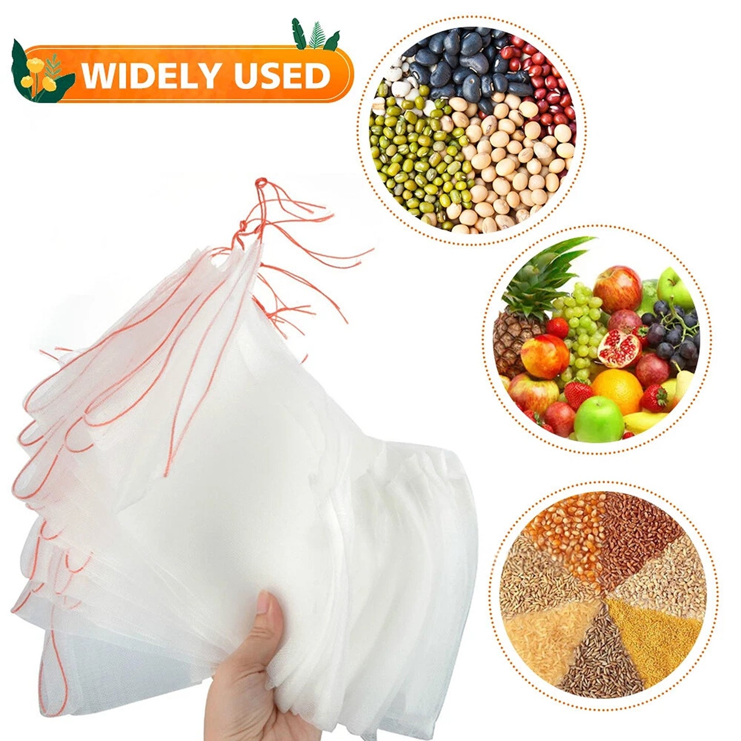 Garden Mesh Bags for Fruit and Vegetable Protection Insect Proof