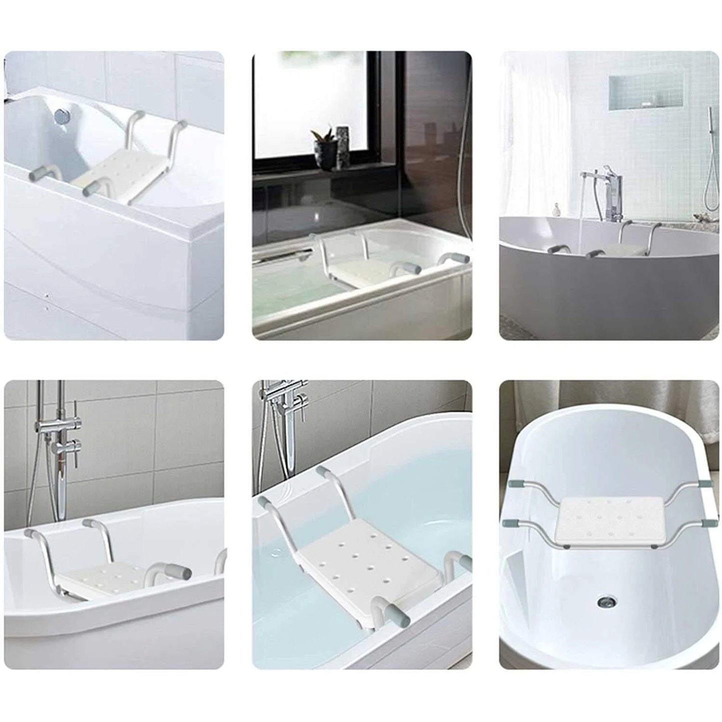Adjustable Shower Bath Chair for Elderly and Disabled