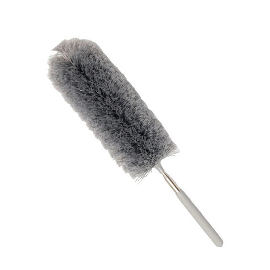Grey Adjustable Microfiber Dust Brush Telescopic Duster For Home And Car