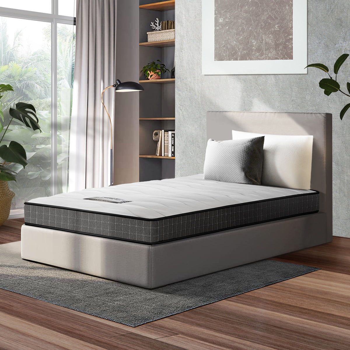 King Single Double Mattress Bonnell Spring Medium Firm 13CM