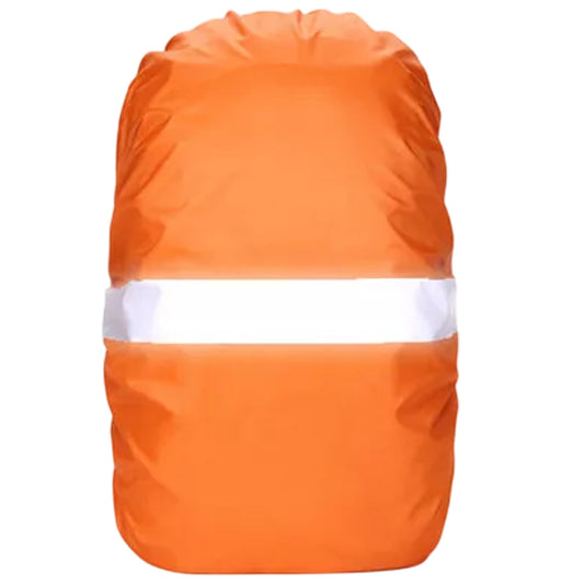 Lightweight Foldable Travel Backpack with Rain Cover for Outdoor Use - Orange