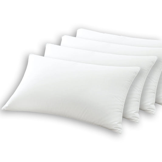 Australian Made Hotel Quality Pillows Pack of 4 Standard Size