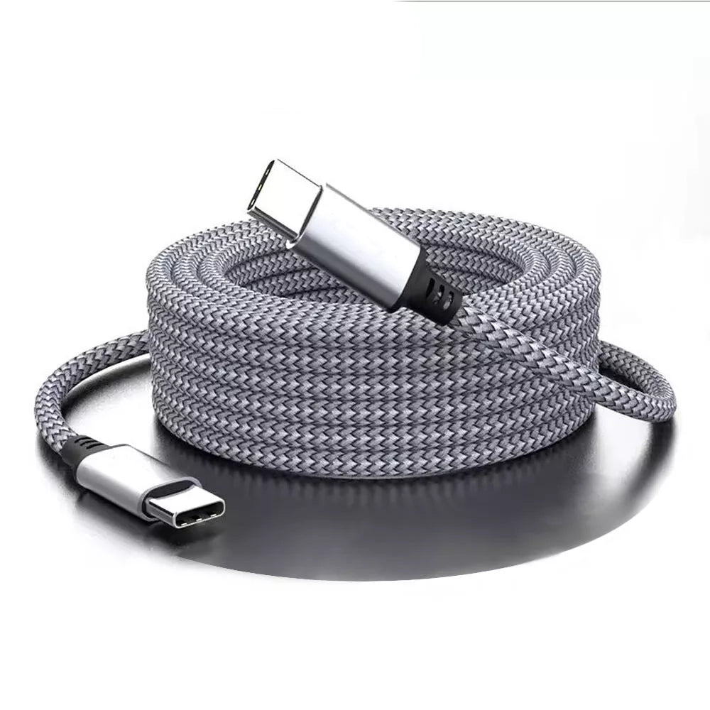 3m to 8m USB C to USB C 60W PD Fast Charging Cable for Samsung iPhone Xiaomi