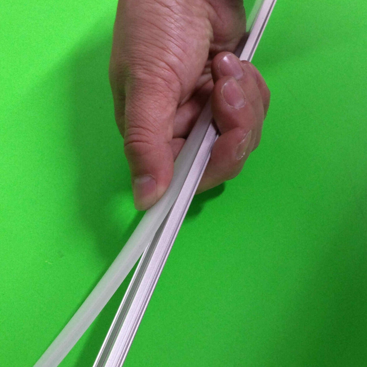 Thin Aluminium LED Strip Lights - White 10x1m
