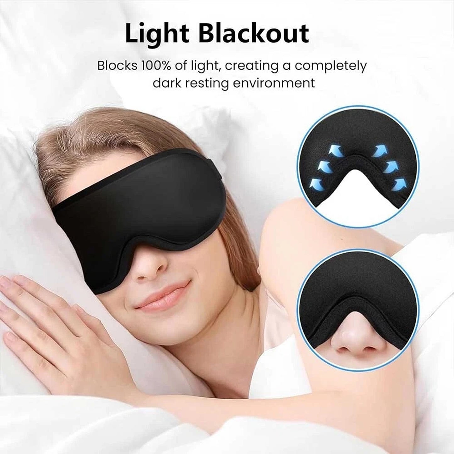 Soft Padded Eye Mask for Home and Travel