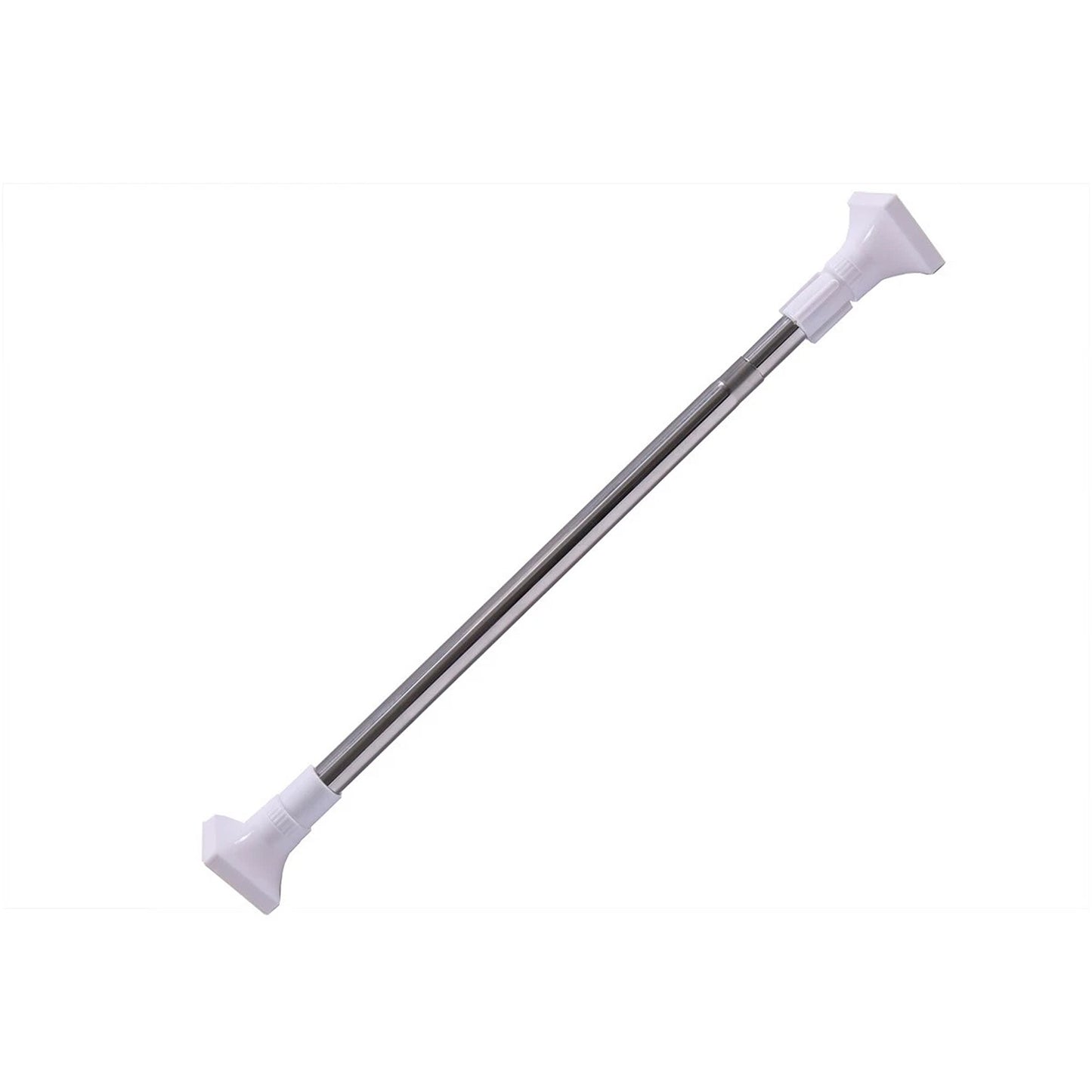 Multi Purpose Adjustable Tension Rod for Curtains Shower and Closet