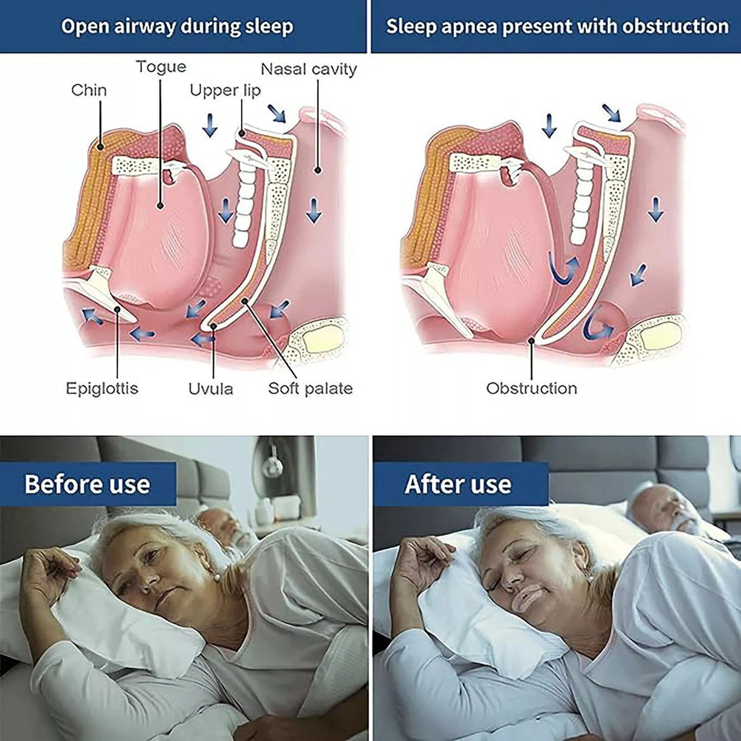 Mouth Tape Strips for Snoring Relief and Nose Breathing 90pcs