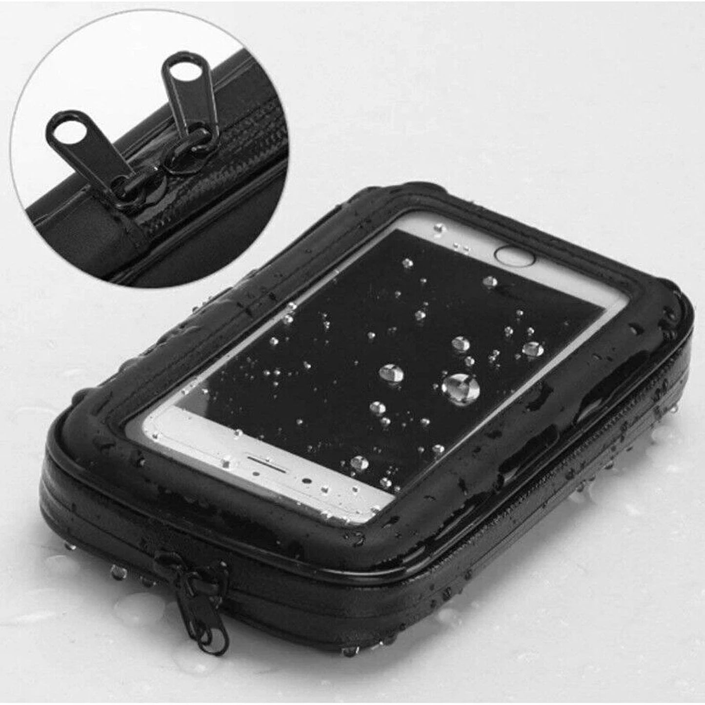 Waterproof Phone Holder Case for Bike and Motorcycle Handlebar