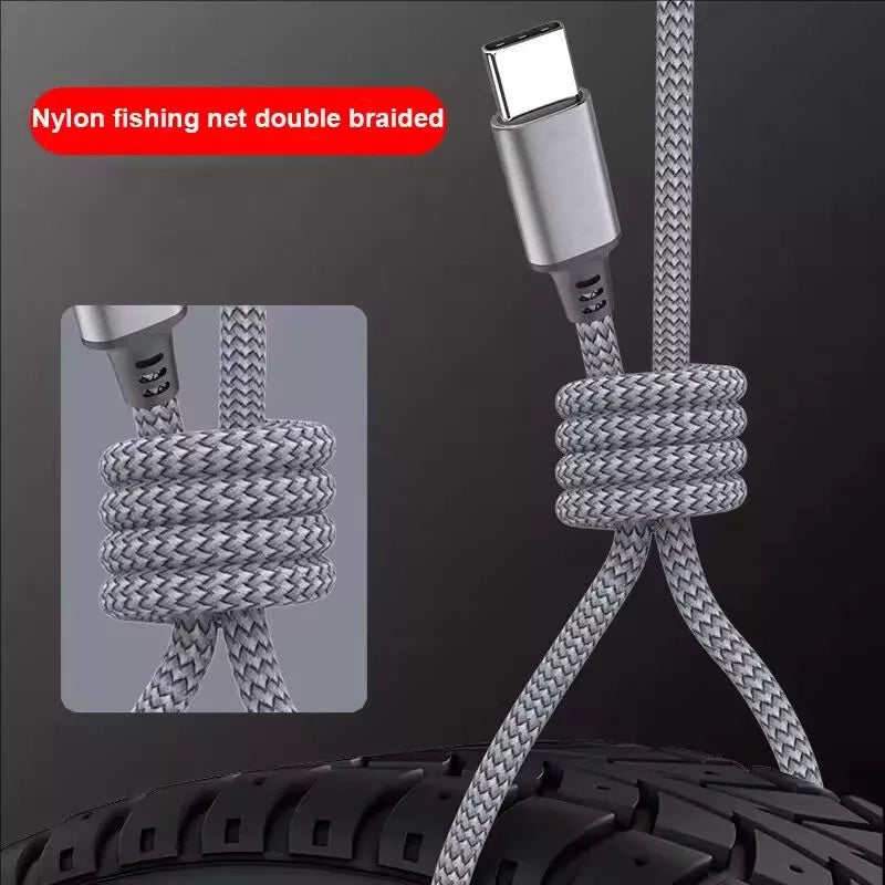 3m to 8m USB C to USB C 60W PD Fast Charging Cable for Samsung iPhone Xiaomi