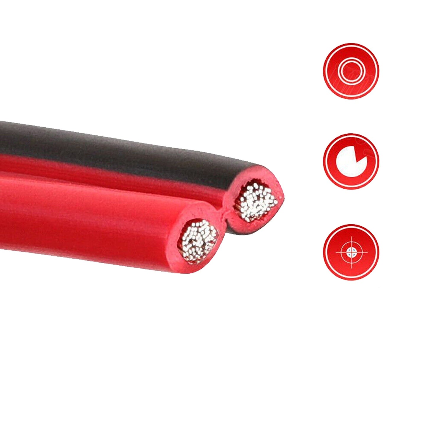 Speaker Cable Wire Sound Home Stereo Hifi Car Audio 100M