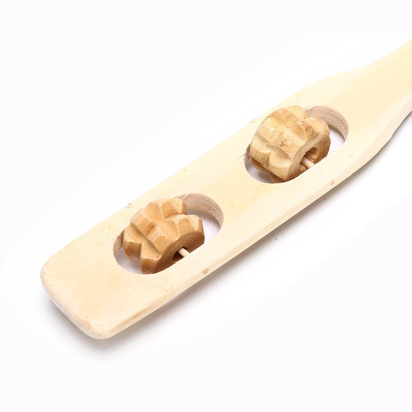2pcs Wooden Back Scratcher with Long Handle for Body Massage