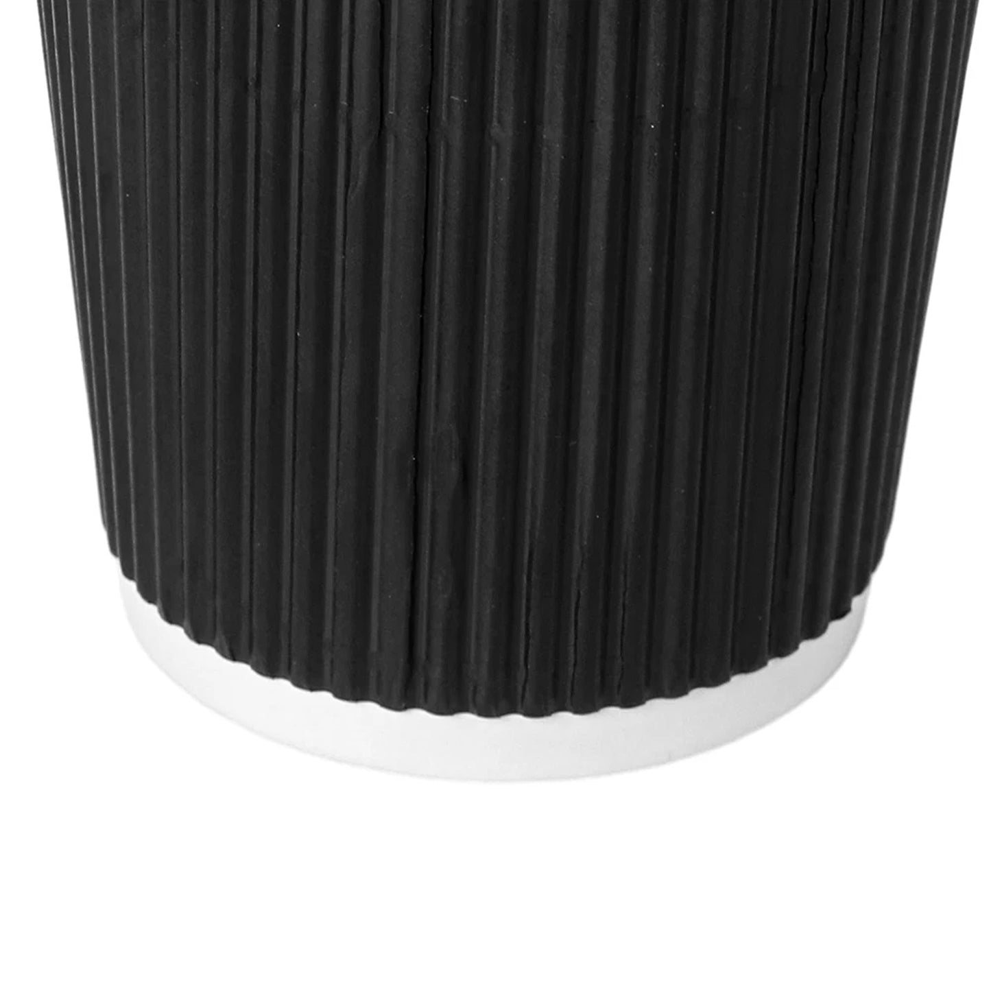 Triple Wall Coffee Cups Disposable Paper 8oz 12oz 16oz for Takeaway 50 Packs