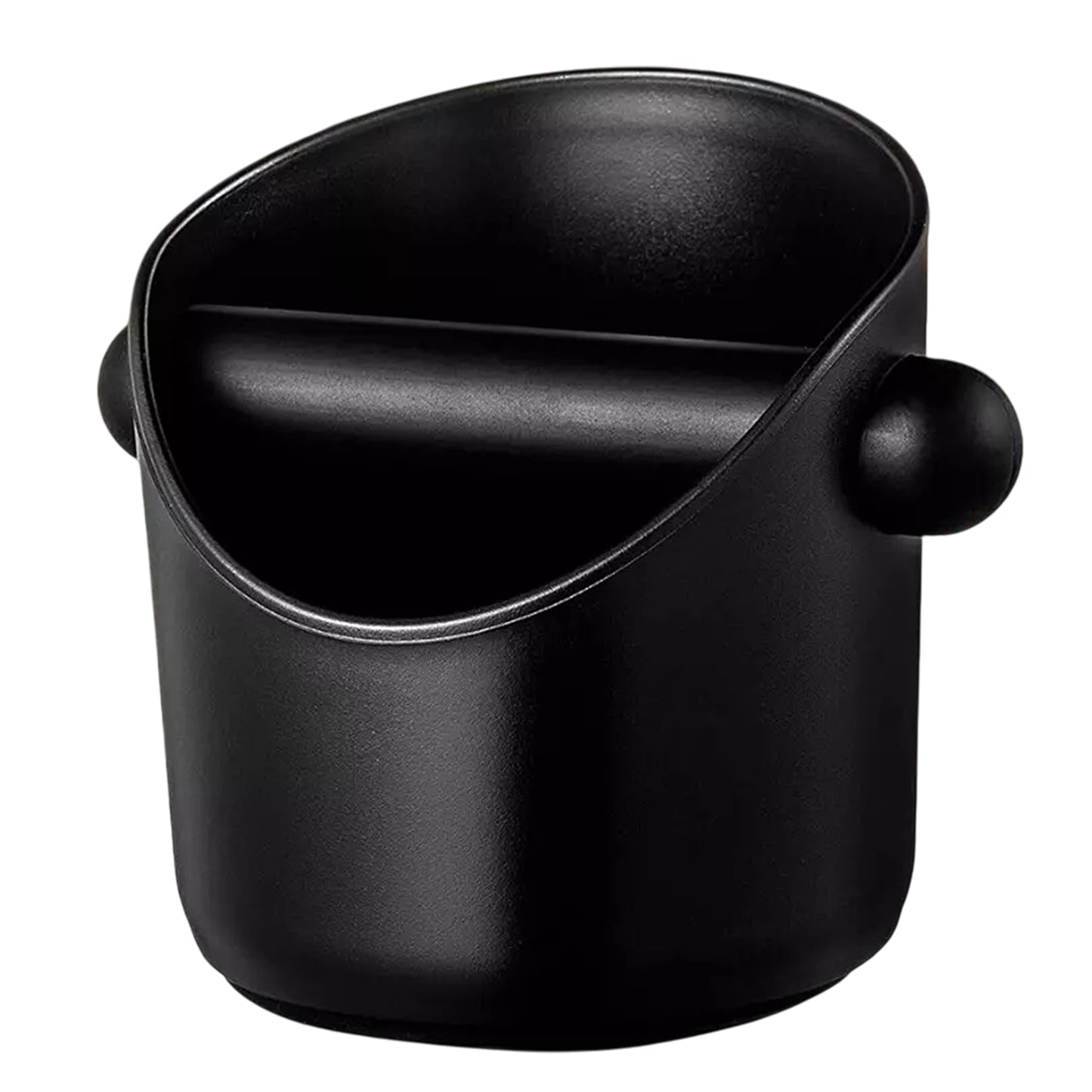 Coffee Grounds Knock Box Tamper Tube Bin Black Bucket