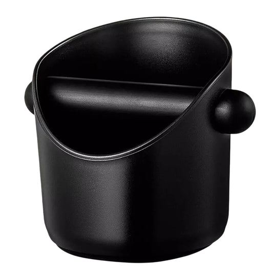 Coffee Grounds Knock Box Tamper Tube Bin Black Bucket