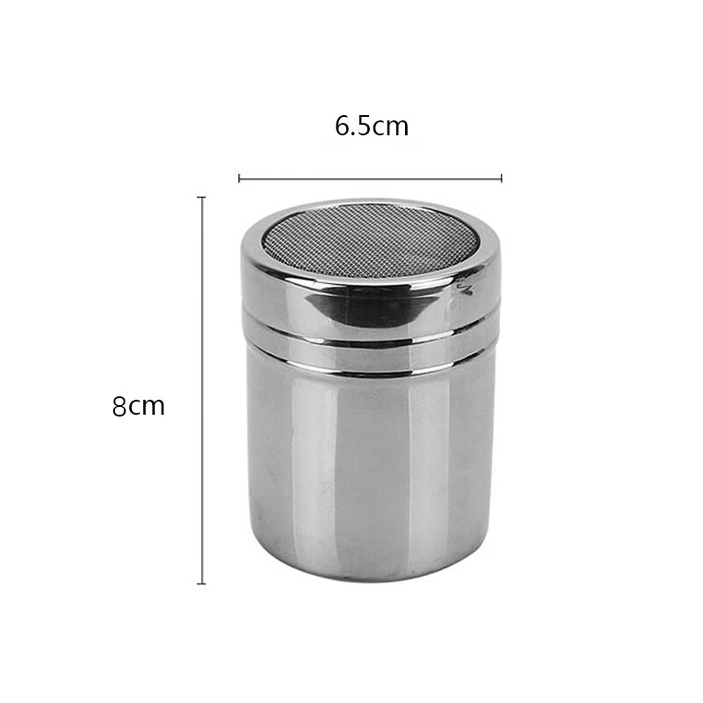 Stainless Steel Icing Sugar Cocoa Coffee Shaker