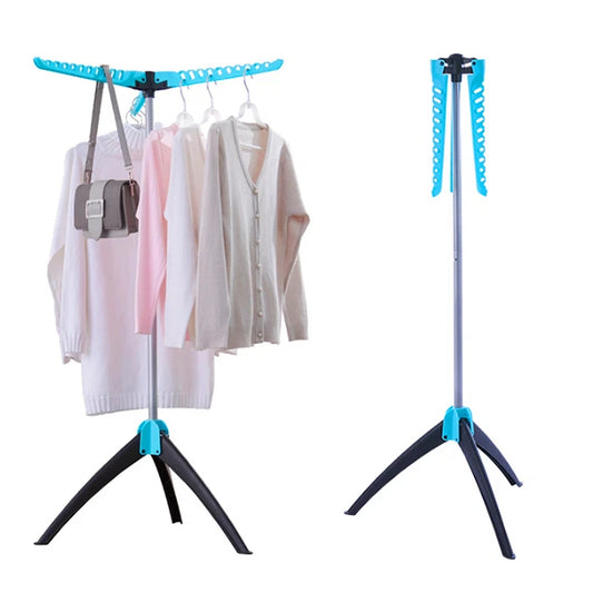 Foldable Clothes Drying Rack Collapsible Laundry Stand 135cm